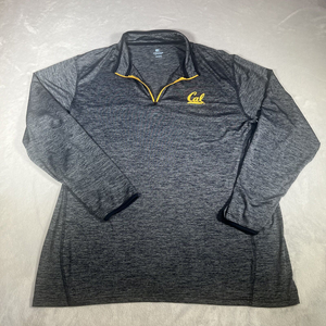 Cal State Golden Bears UC Berkeley Shirt Mens XXL Long Sleeve Blue Gray Dri Fit